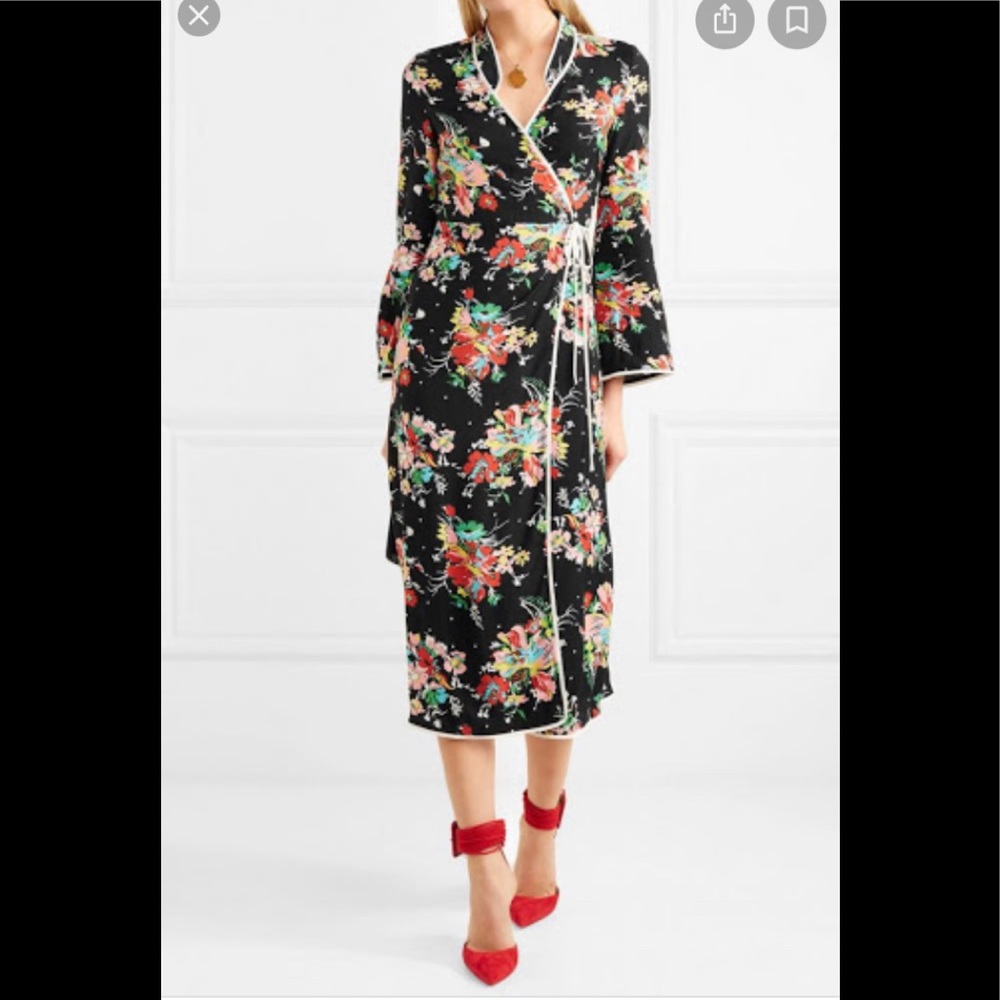 Rixo London Cindy Printed Crepe Dress